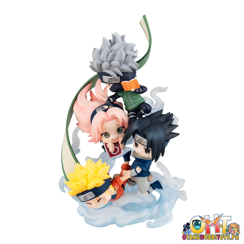 Figunity Naruto Shippuden Gather Here Team 7! With Gift Scale Figure