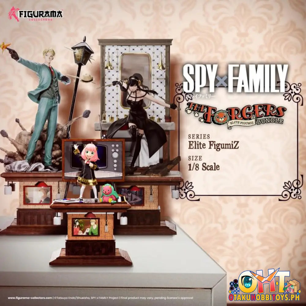 Figurama Collectors Spy X Family Elite Figumiz Statues 1/8 The Forger Family Limited Edition Statue