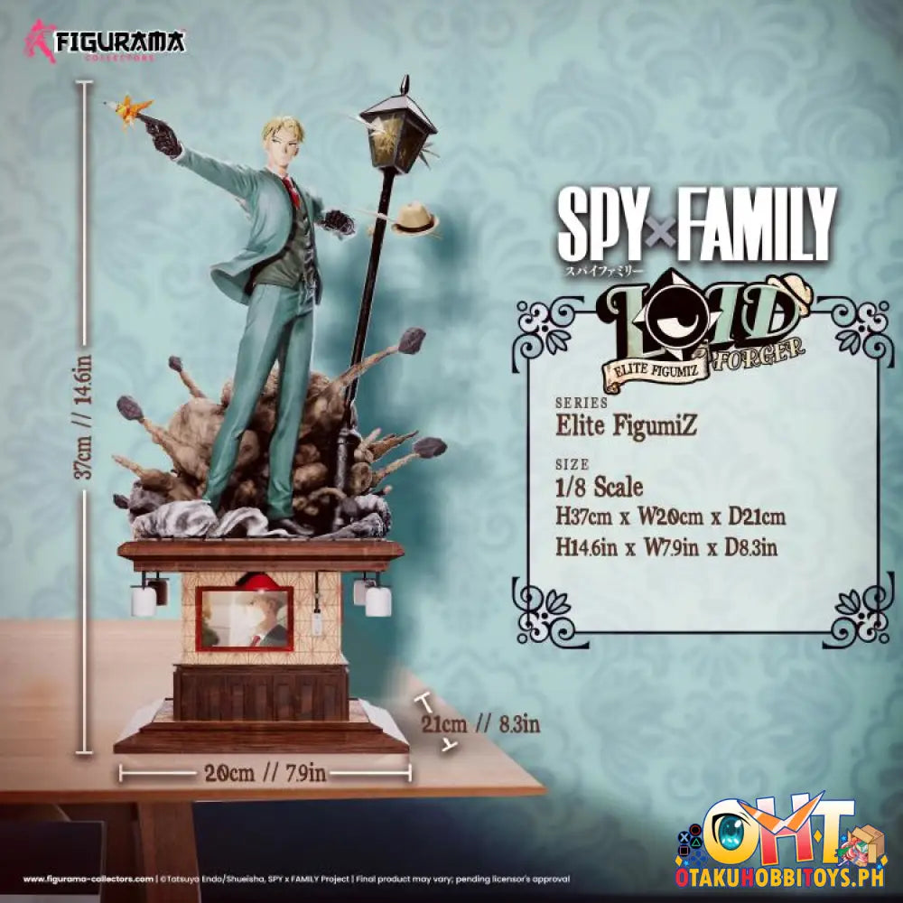 Figurama Collectors Spy X Family Elite Figumiz Statues 1/8 The Forger Family Limited Edition Statue