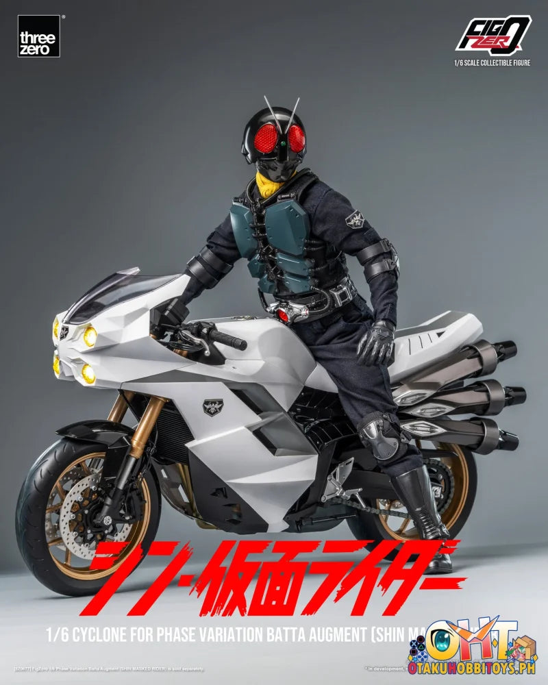 Figzero 1/6 Cyclone For Phase Variation Batta Augment (Shin Masked Rider) Articulated Figure