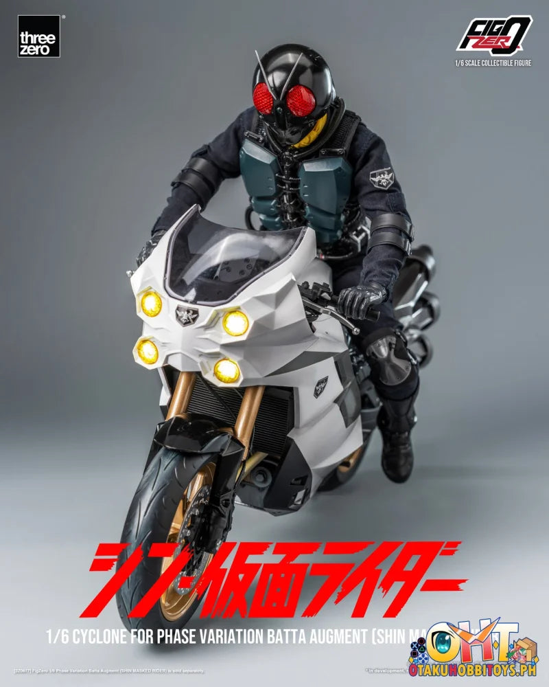 Figzero 1/6 Cyclone For Phase Variation Batta Augment (Shin Masked Rider) Articulated Figure