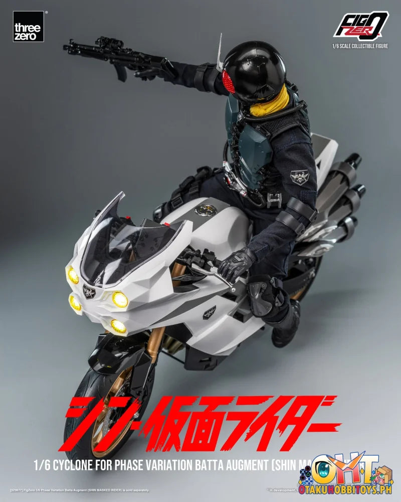 Figzero 1/6 Cyclone For Phase Variation Batta Augment (Shin Masked Rider) Articulated Figure