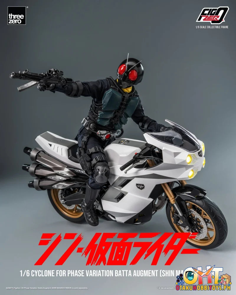 Figzero 1/6 Cyclone For Phase Variation Batta Augment (Shin Masked Rider) Articulated Figure