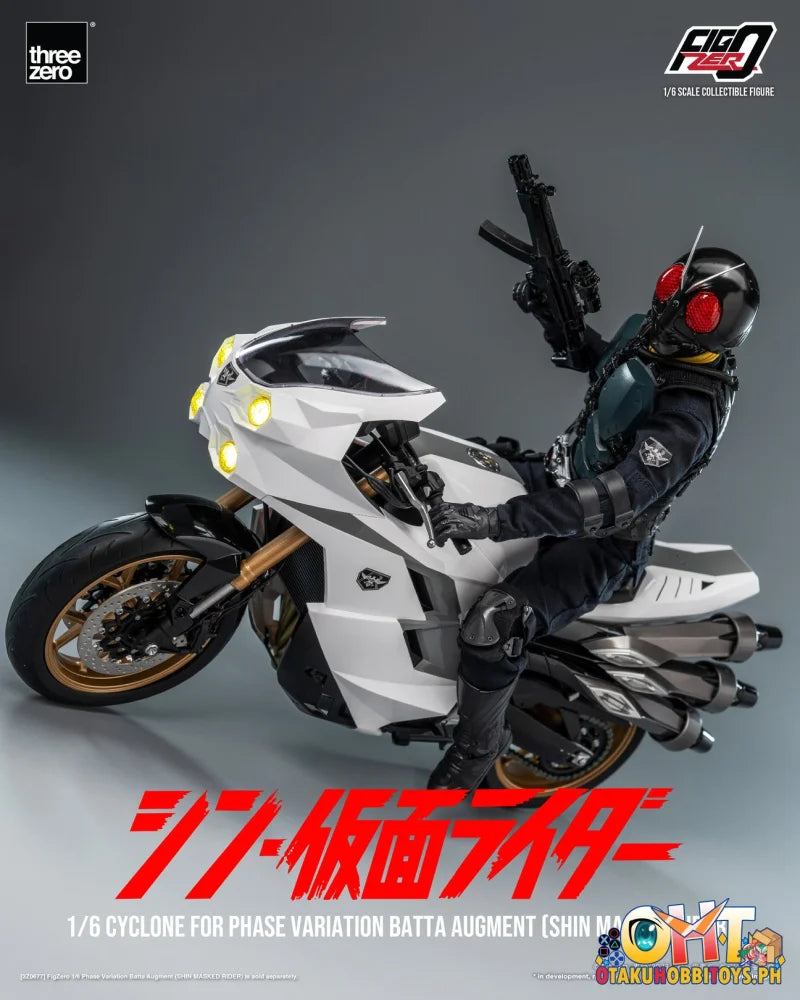 Figzero 1/6 Cyclone For Phase Variation Batta Augment (Shin Masked Rider) Articulated Figure