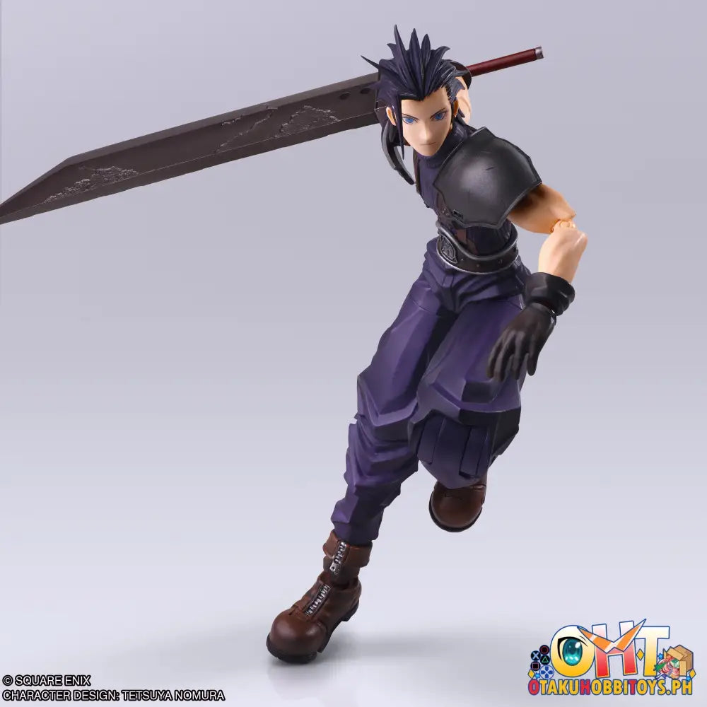 Final Fantasy Vii Bring Arts Action Figure: Zack Fair Articulated Figure