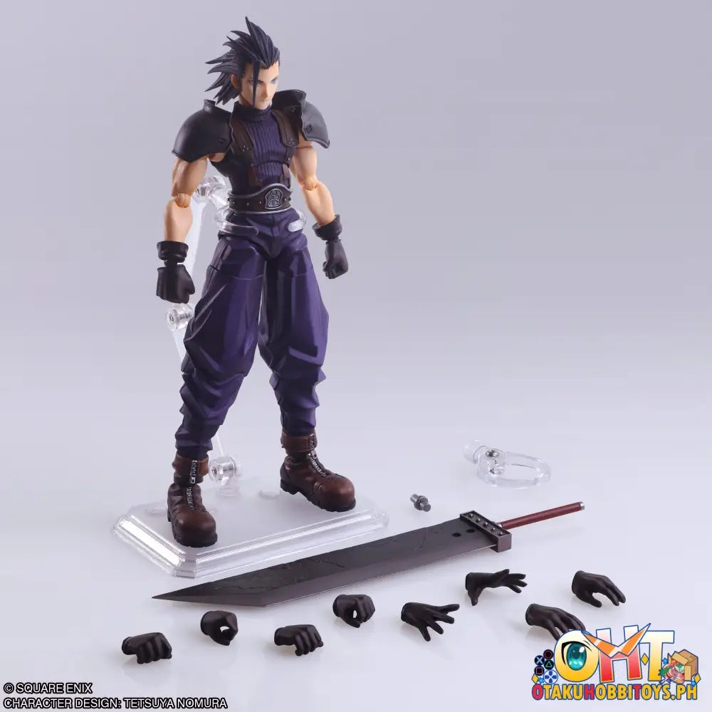 Final Fantasy Vii Bring Arts Action Figure: Zack Fair Articulated Figure