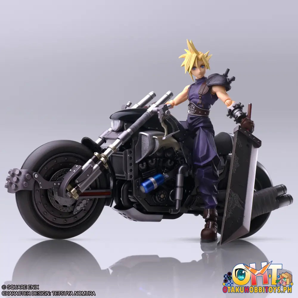 Final Fantasy Vii Bring Arts Cloud Strife & Hardy-Daytona Articulated Figure
