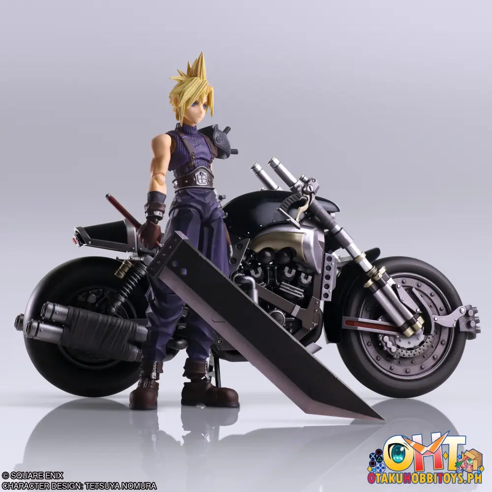 Final Fantasy Vii Bring Arts Cloud Strife & Hardy-Daytona Articulated Figure