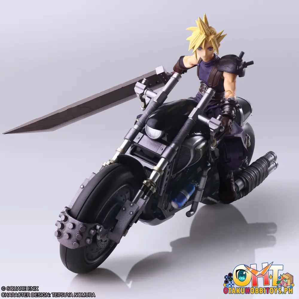 Final Fantasy Vii Bring Arts Cloud Strife & Hardy-Daytona Articulated Figure