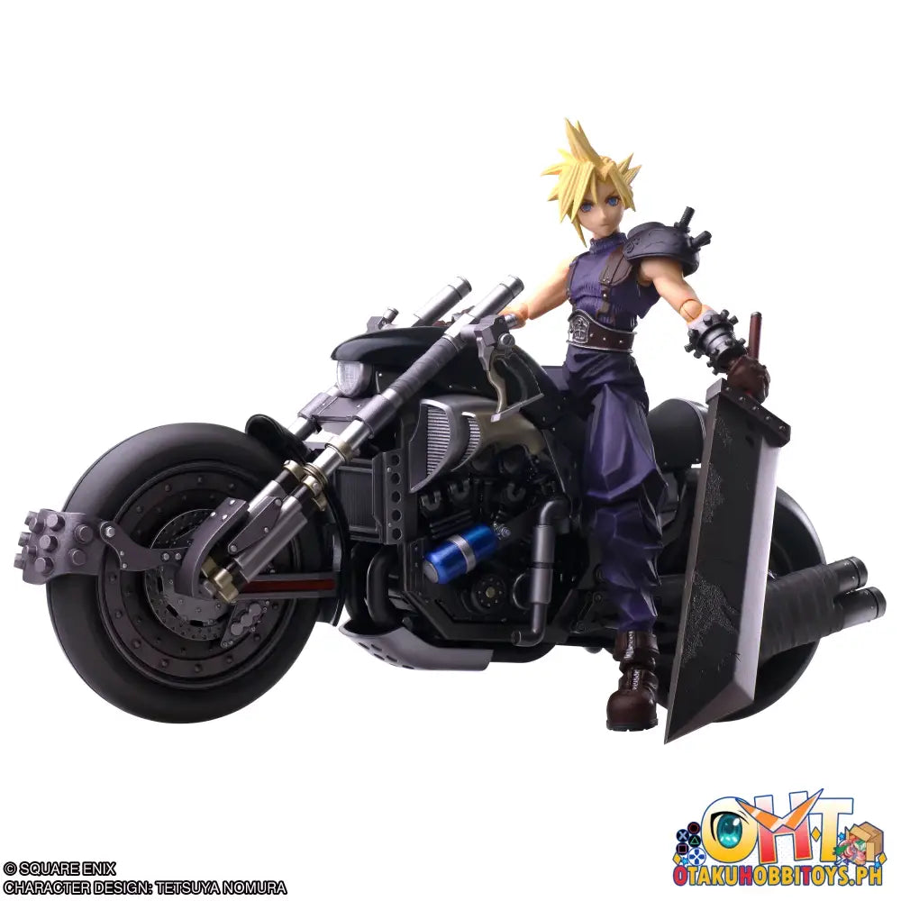 Final Fantasy Vii Bring Arts Cloud Strife & Hardy-Daytona Articulated Figure