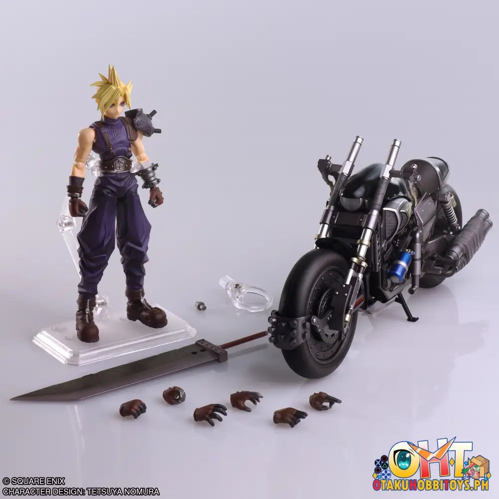 Final Fantasy Vii Bring Arts Cloud Strife & Hardy-Daytona Articulated Figure
