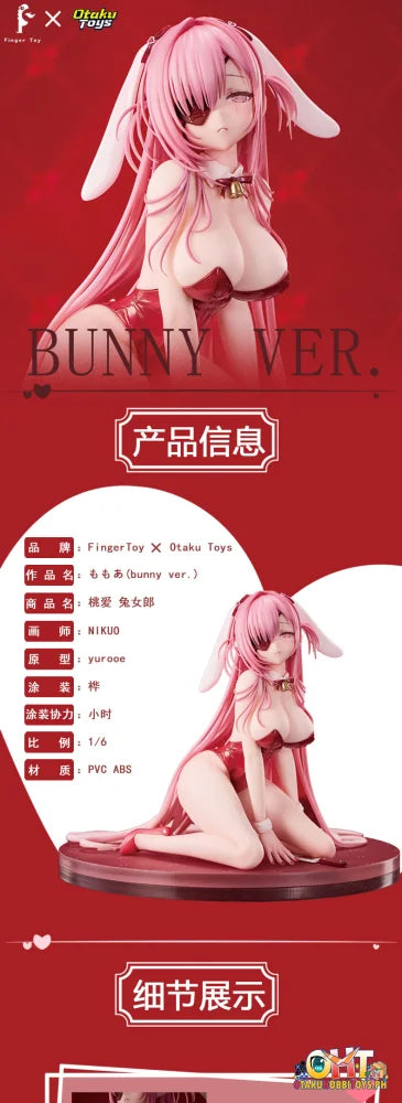 FingerToy X Otaku Toys 1/6 Momoa Bunny Ver. Illustrated by NIKUO Scale Figure