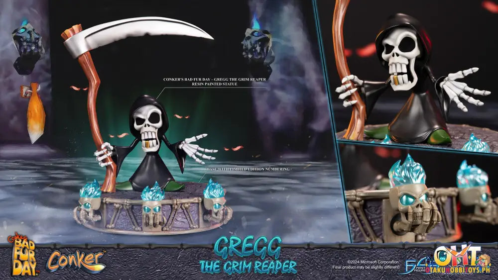 First4Figures Conker’s Bad Fur Day - Gregg The Grim Reaper Scale Figure