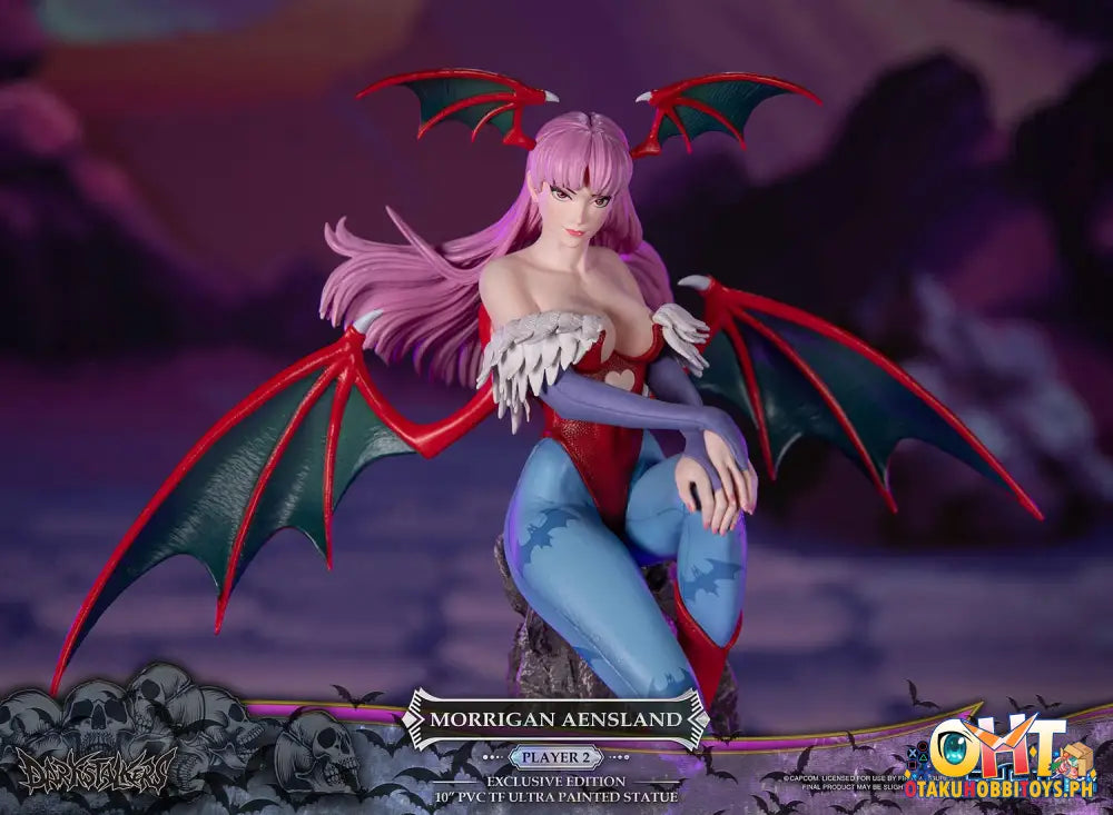 First4Figures Darkstalkers Morrigan Aensland Player 2 Exclusive Edition [Pvc Tf Ultra] Scale Figure
