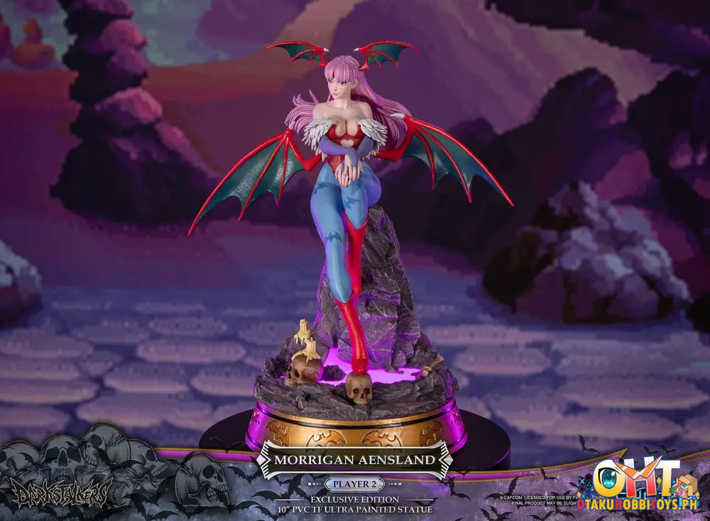 First4Figures Darkstalkers Morrigan Aensland Player 2 Exclusive Edition [Pvc Tf Ultra] Scale Figure