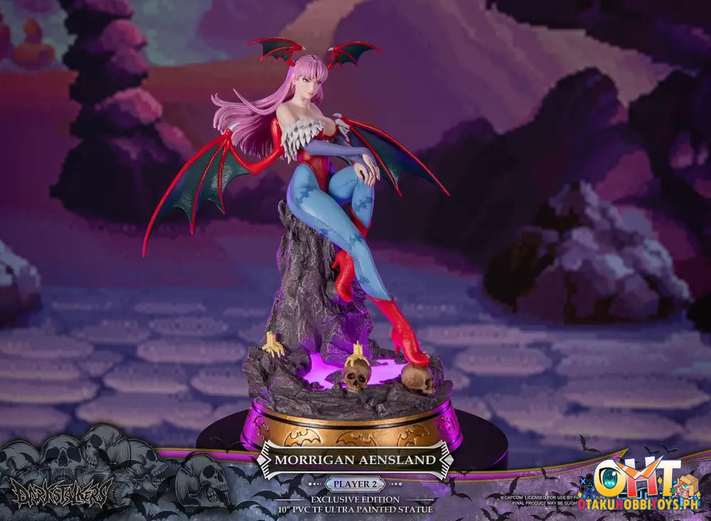 First4Figures Darkstalkers Morrigan Aensland Player 2 Exclusive Edition [Pvc Tf Ultra] Scale Figure