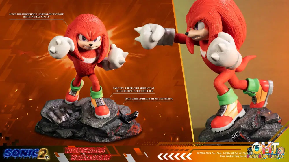 First4Figures Sonic The Hedgehog 2 - Knuckles Standoff Scale Figure