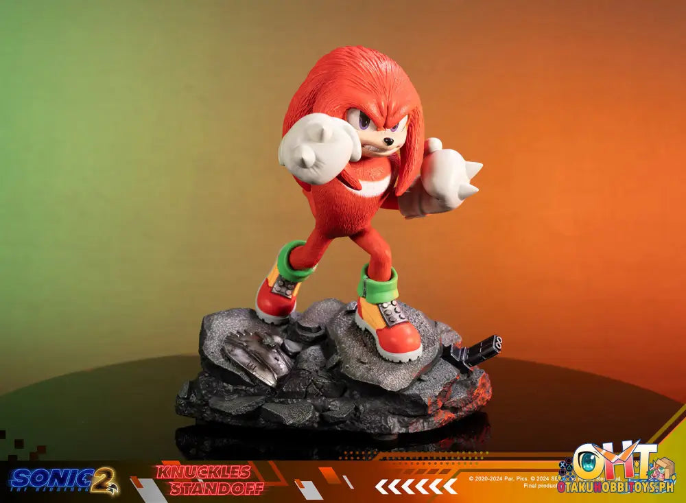 First4Figures Sonic The Hedgehog 2 - Knuckles Standoff Scale Figure