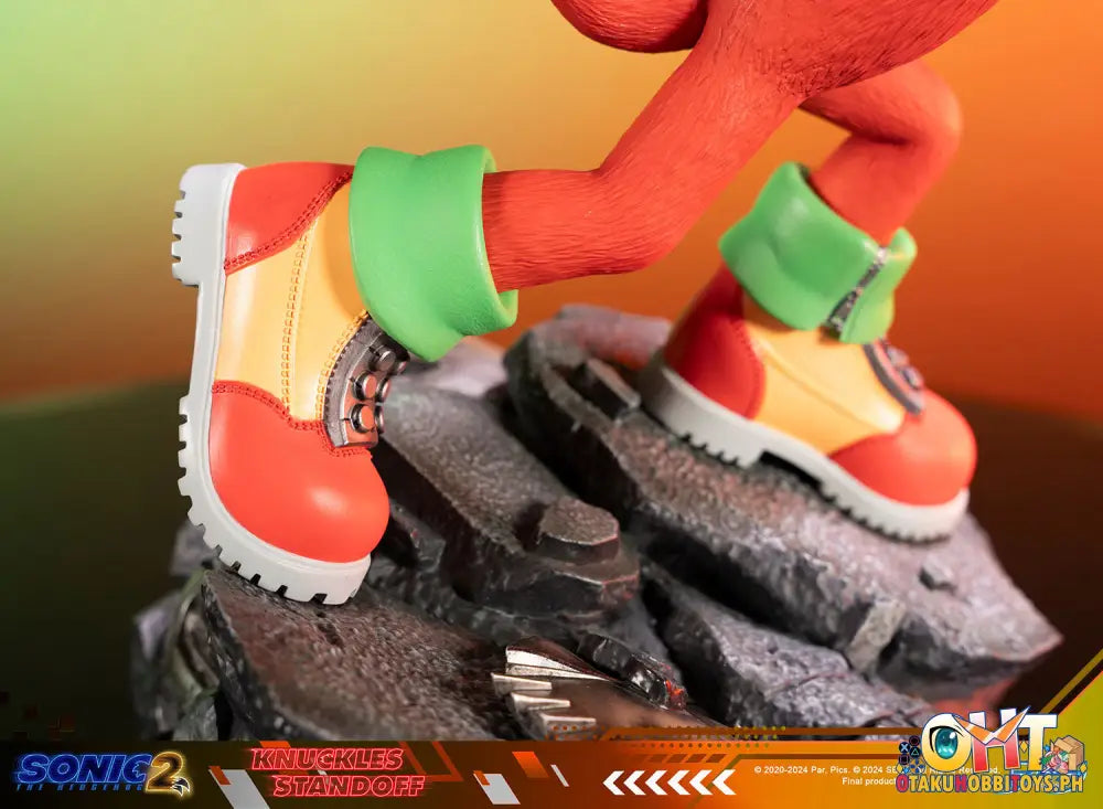 First4Figures Sonic The Hedgehog 2 - Knuckles Standoff Scale Figure