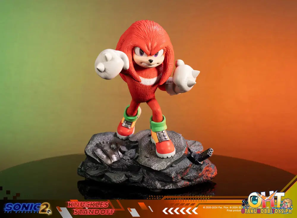 First4Figures Sonic The Hedgehog 2 - Knuckles Standoff Scale Figure