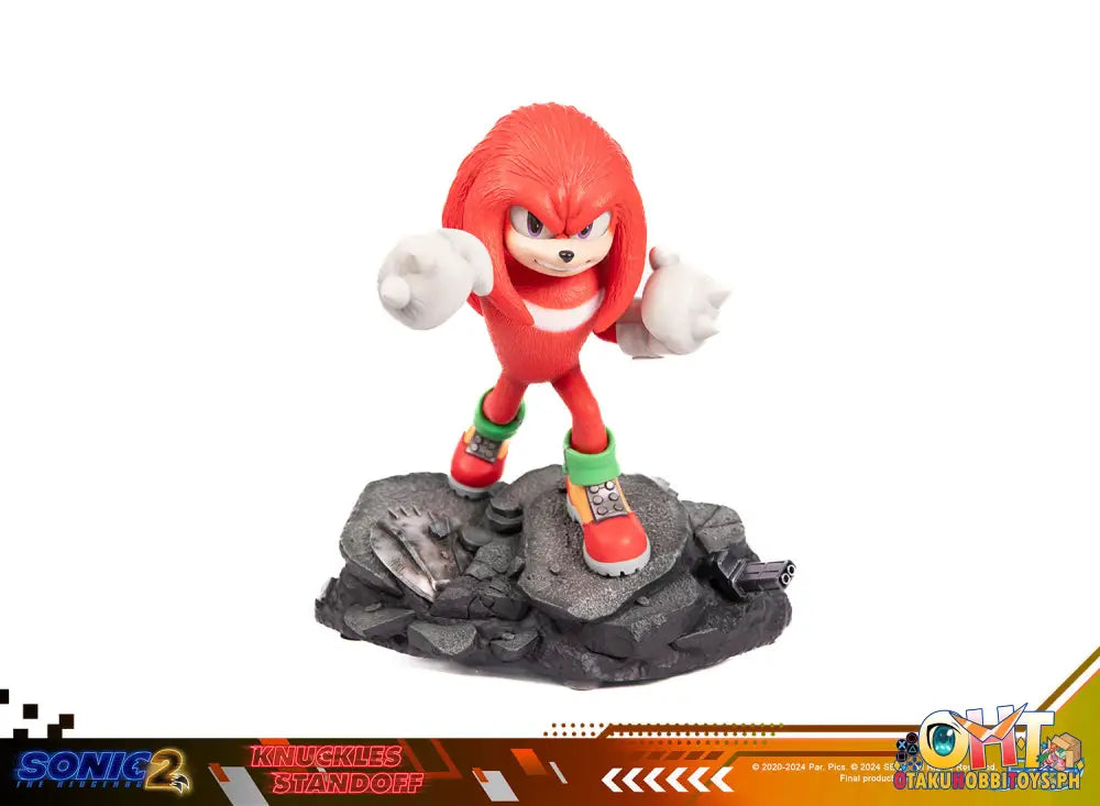 First4Figures Sonic The Hedgehog 2 - Knuckles Standoff Scale Figure