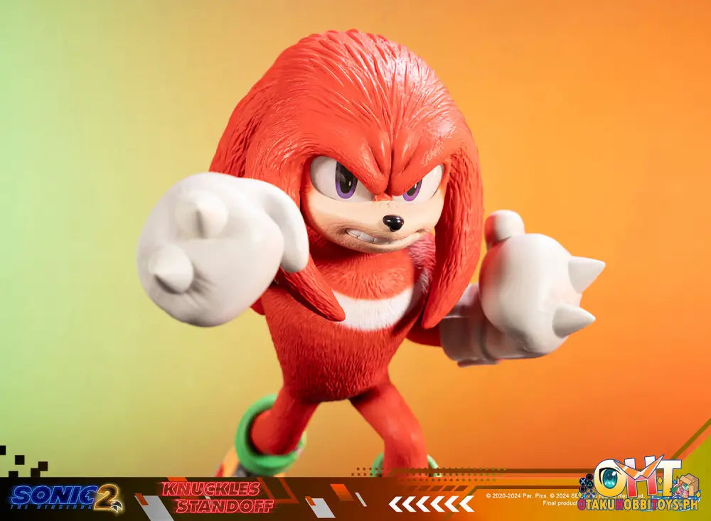 First4Figures Sonic The Hedgehog 2 - Knuckles Standoff Scale Figure