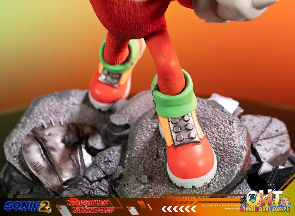 First4Figures Sonic The Hedgehog 2 - Knuckles Standoff Scale Figure
