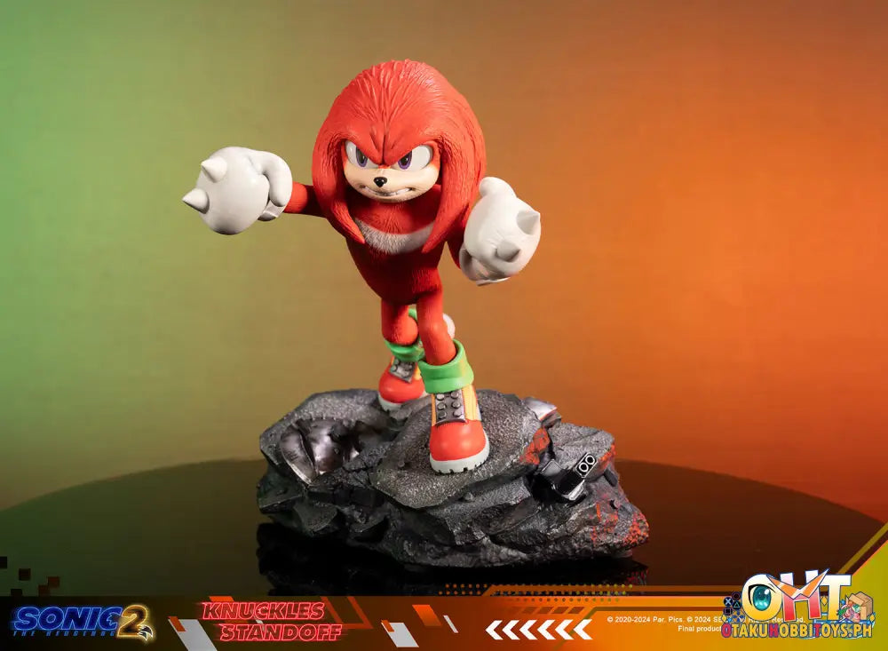First4Figures Sonic The Hedgehog 2 - Knuckles Standoff Scale Figure