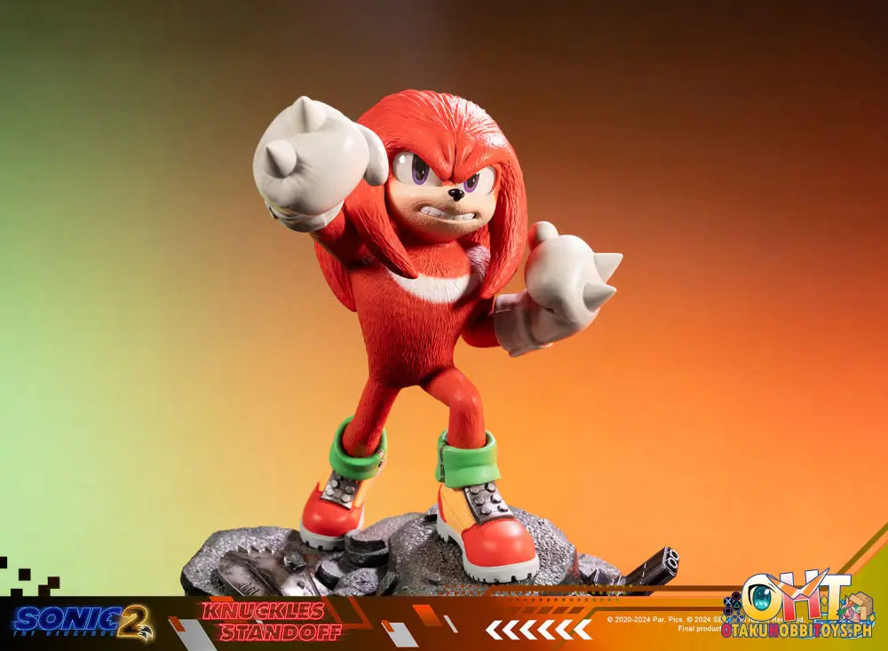 First4Figures Sonic The Hedgehog 2 - Knuckles Standoff Scale Figure