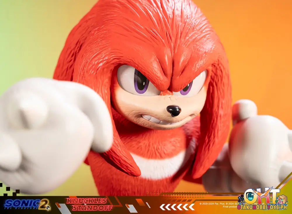 First4Figures Sonic The Hedgehog 2 - Knuckles Standoff Scale Figure