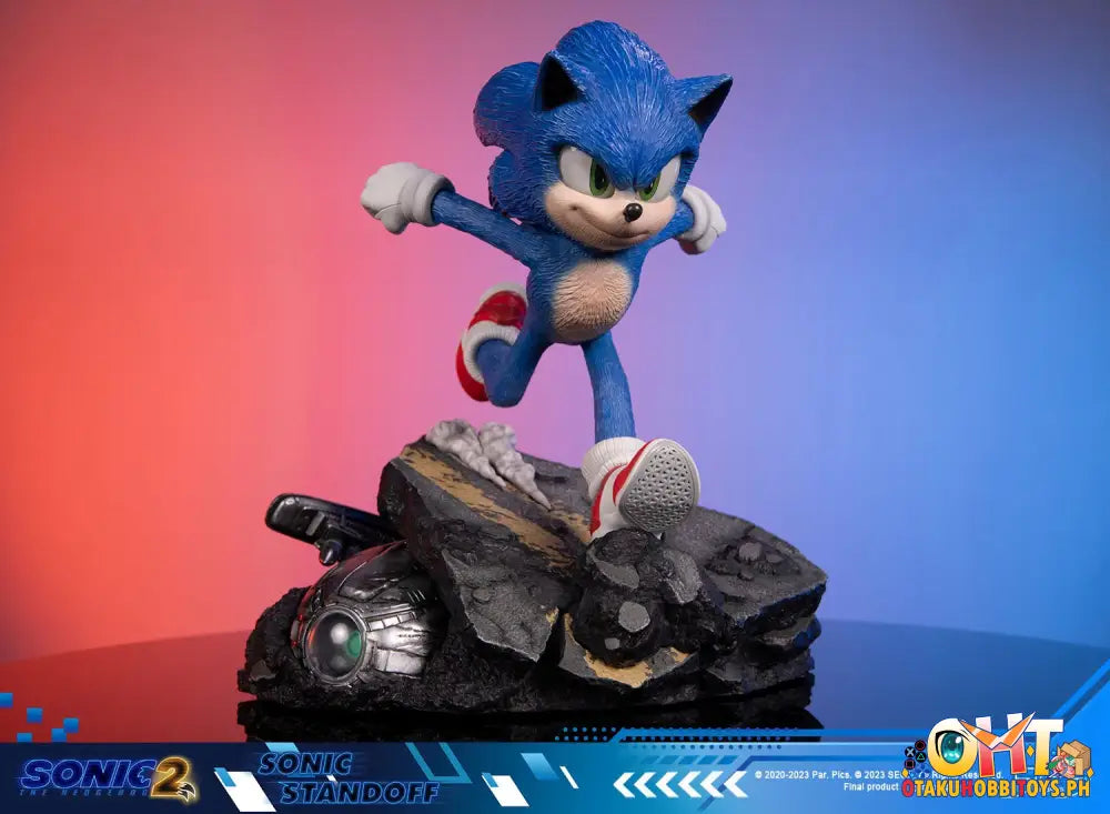 First4Figures Sonic The Hedgehog 2 - Sonic Standoff Scale Figure