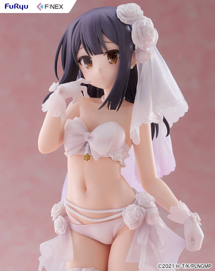 FuRyu F:NEX 1/7 Fate/kaleid liner Prisma Illya: Licht - The Nameless Girl Miyu Edelfelt Wedding Swimsuit ver.