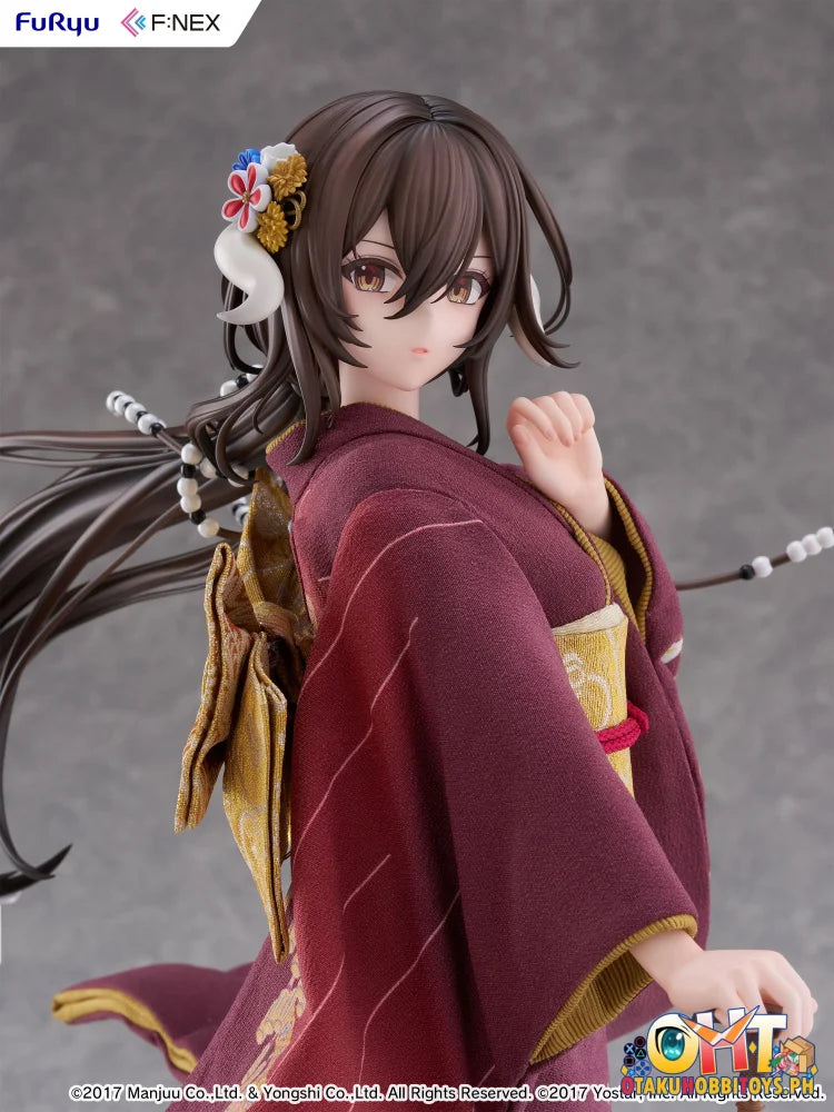 FURYU 1/4 F:NEX Mikasa blue flower komachi ver -Japanese Doll- Scale Figure