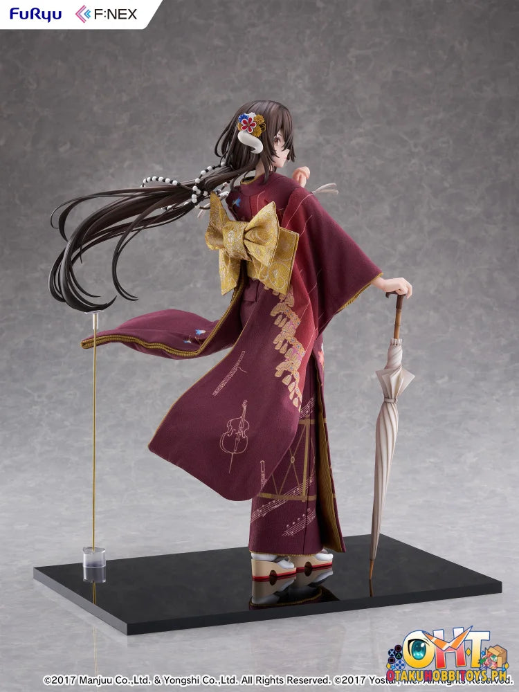 FURYU 1/4 F:NEX Mikasa blue flower komachi ver -Japanese Doll- Scale Figure