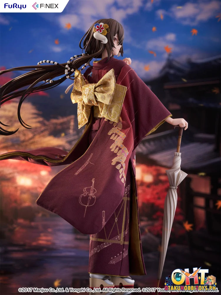 FURYU 1/4 F:NEX Mikasa blue flower komachi ver -Japanese Doll- Scale Figure