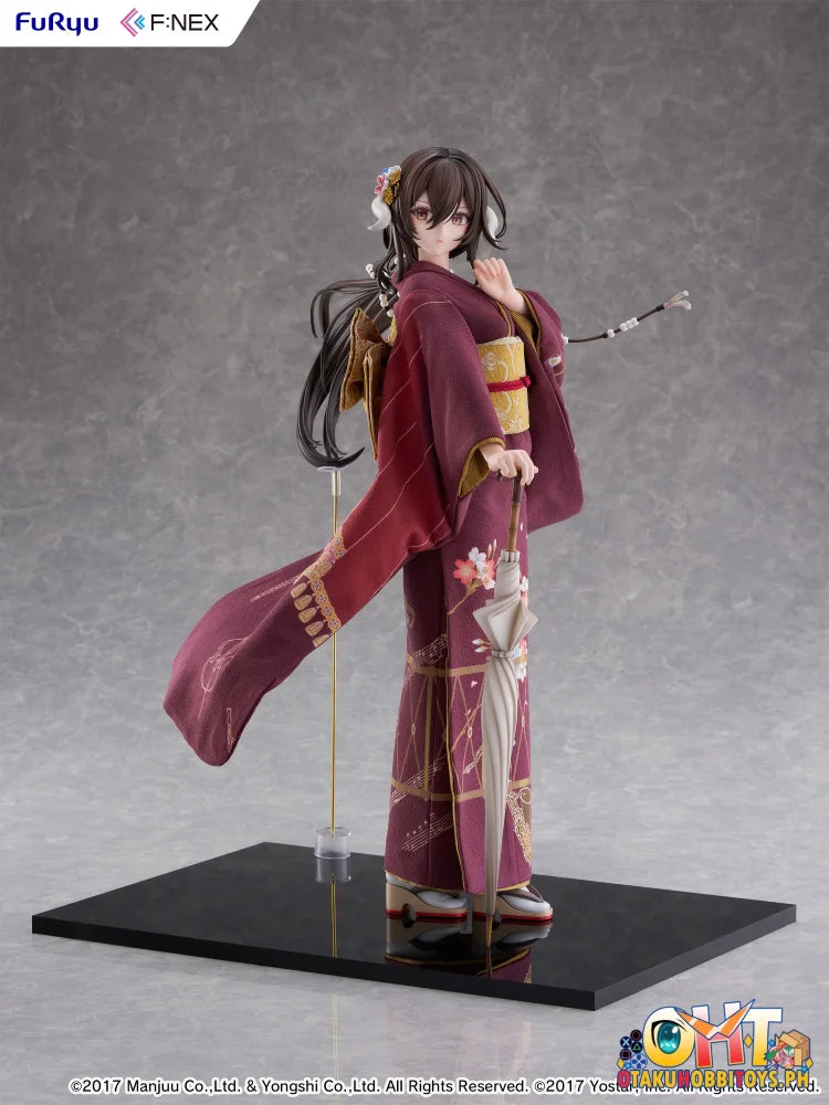 FURYU 1/4 F:NEX Mikasa blue flower komachi ver -Japanese Doll- Scale Figure