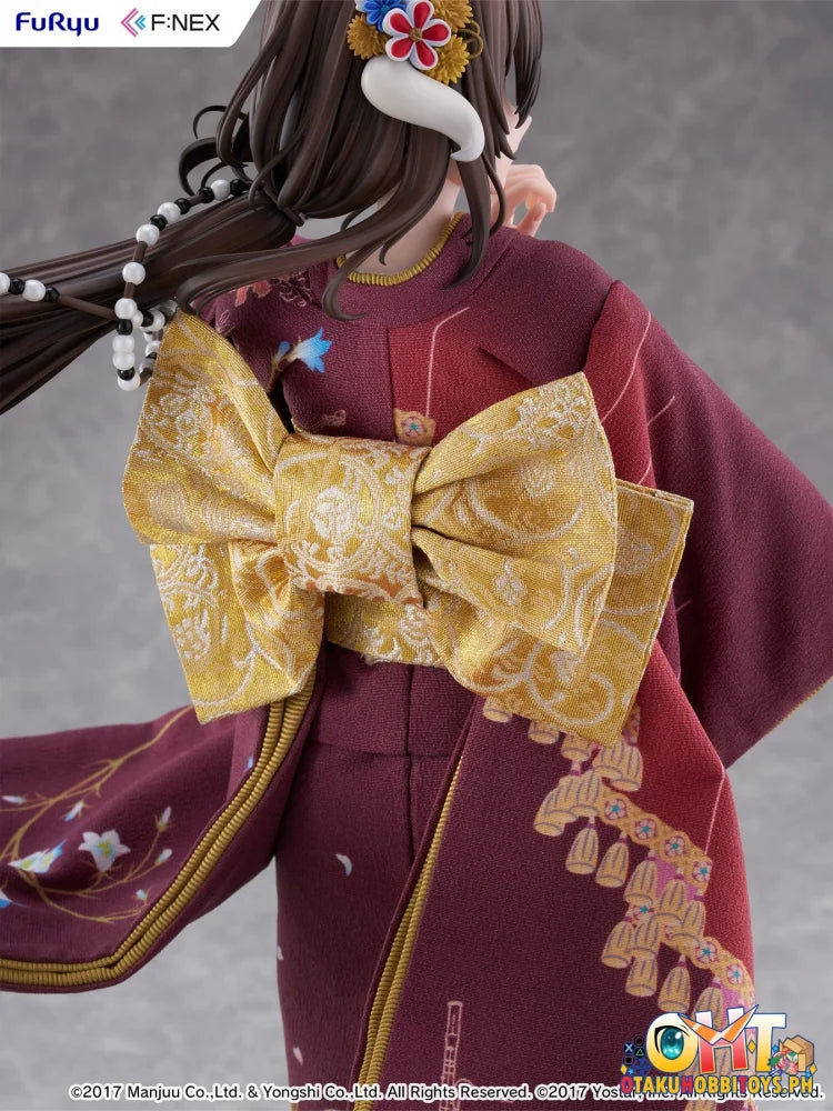 FURYU 1/4 F:NEX Mikasa blue flower komachi ver -Japanese Doll- Scale Figure