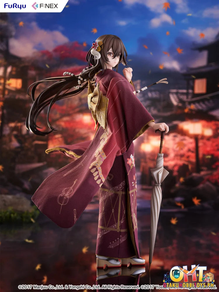 FURYU 1/4 F:NEX Mikasa blue flower komachi ver -Japanese Doll- Scale Figure