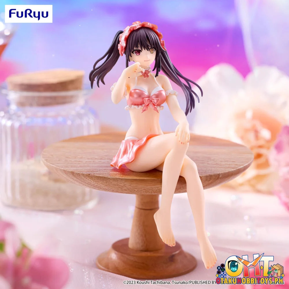 FURYU Date A Live V Noodle Stopper Figure -Kurumi Tokisaki Swimsuit Pastel Red Color ver.- Prize Figure
