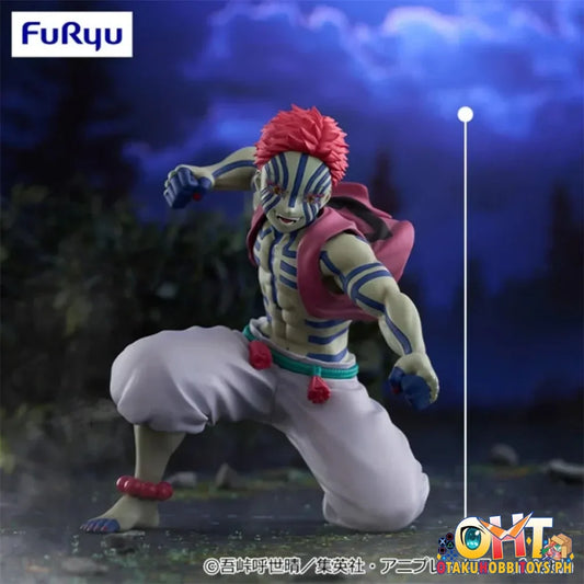 FURYU Demon Slayer: Kimetsu no Yaiba Noodle Stopper Figure -Akaza Fierce Battle ver.- - Prize Figure