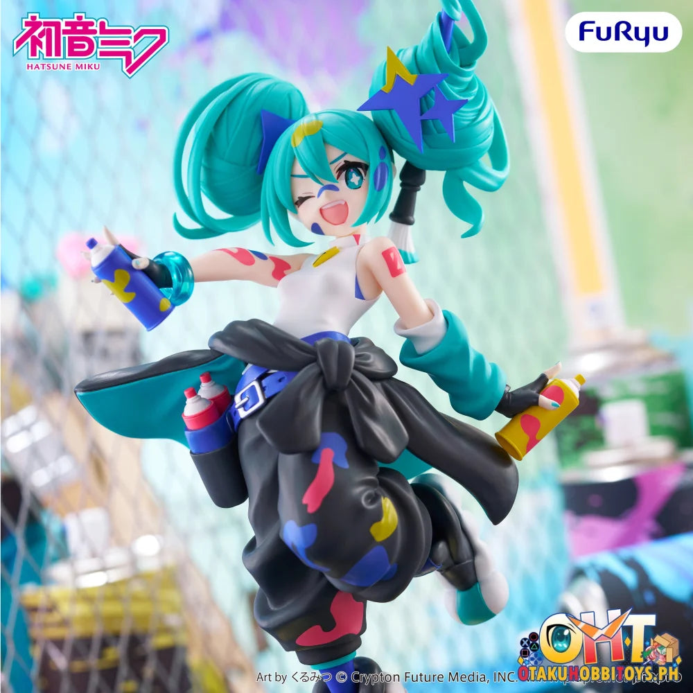 FuRyu Hatsune Miku Muchute Figure -Paint Girl Another Color ver.- Prize Figure