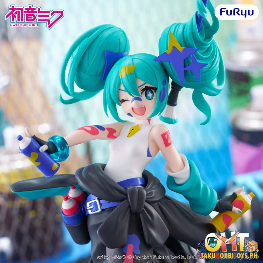 FuRyu Hatsune Miku Muchute Figure -Paint Girl Another Color ver.- Prize Figure