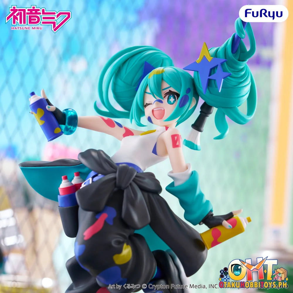 FuRyu Hatsune Miku Muchute Figure -Paint Girl Another Color ver.- Prize Figure
