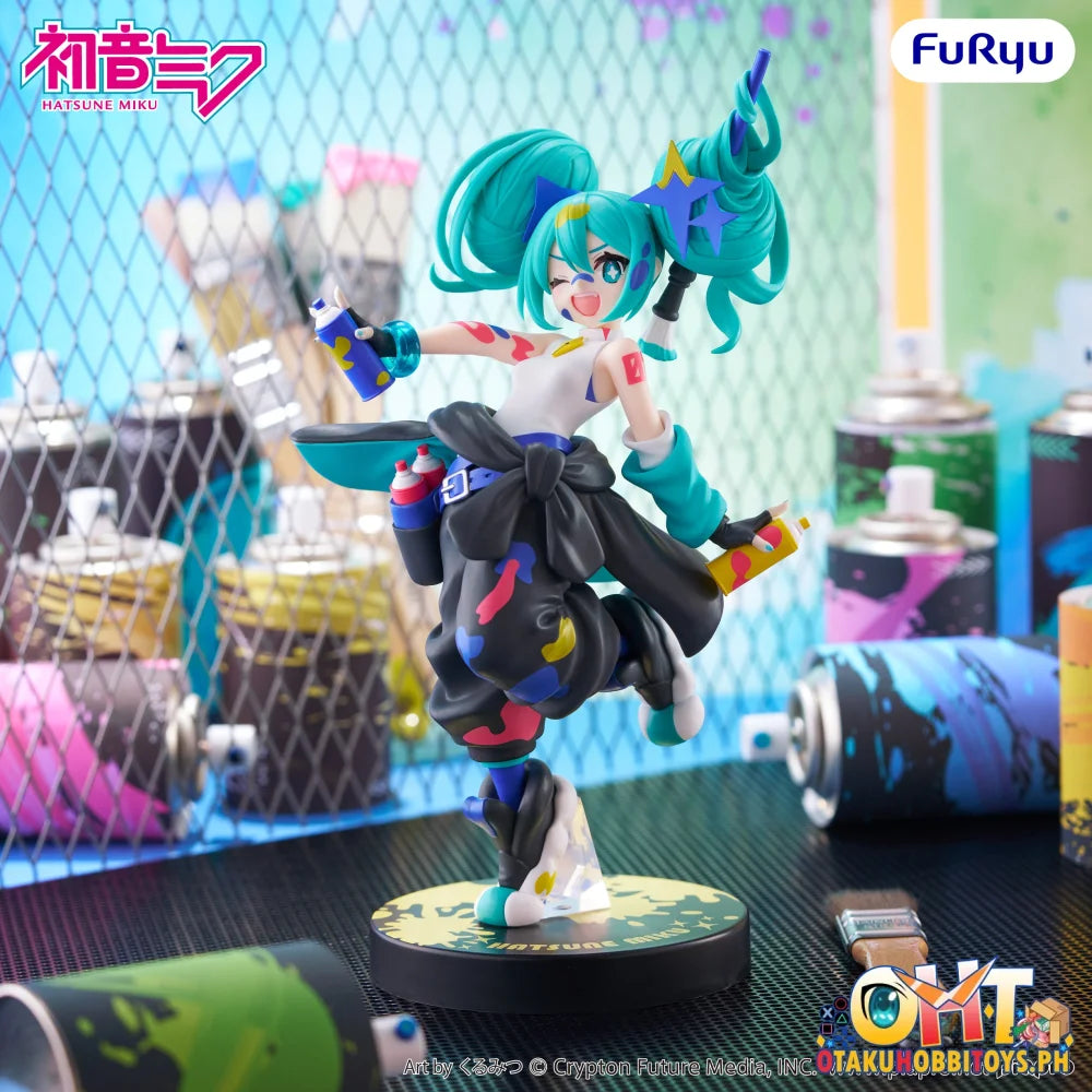 FuRyu Hatsune Miku Muchute Figure -Paint Girl Another Color ver.- Prize Figure