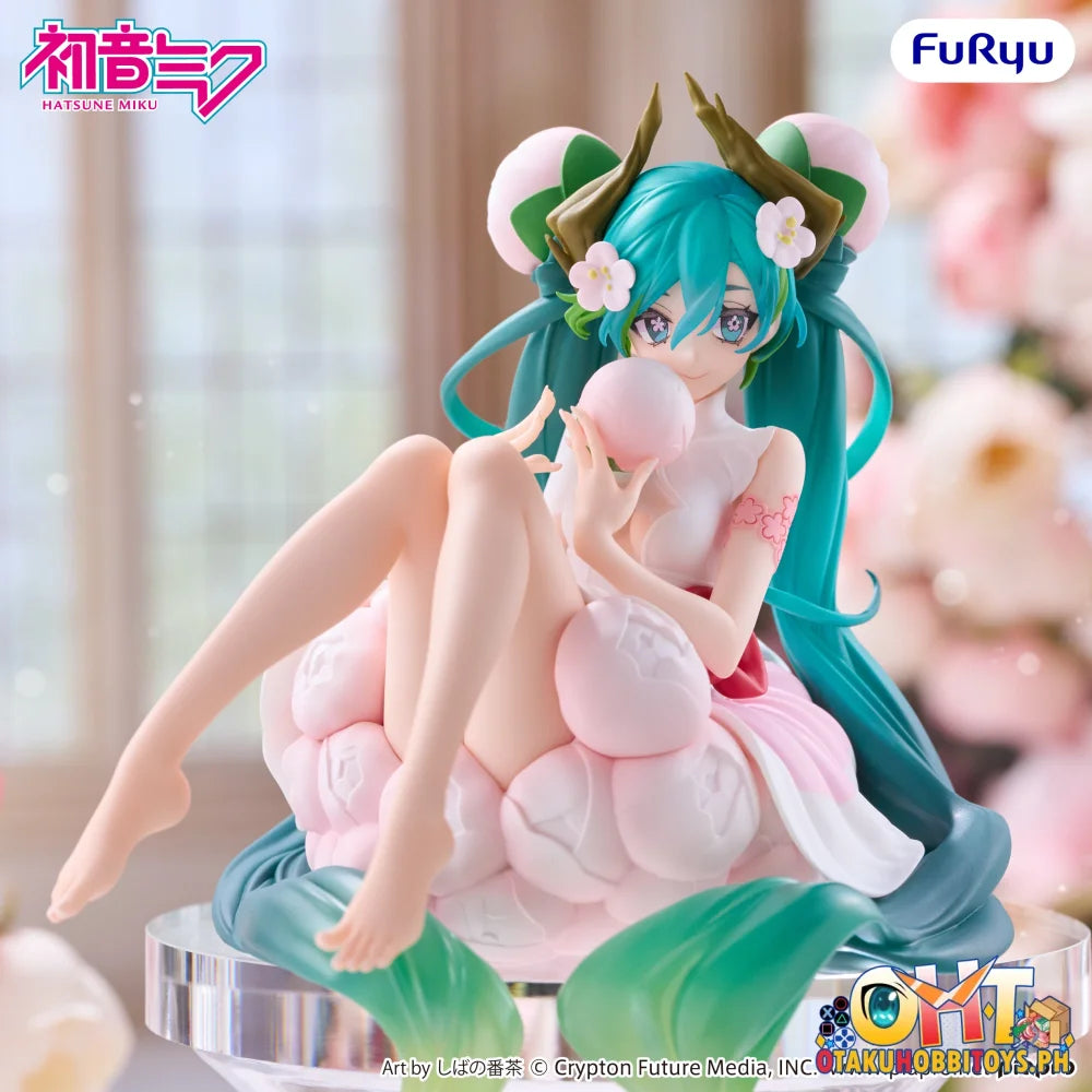 FuRyu Hatsune Miku Noodle Stopper Figure -Flower Fairy White Plum Blossom- - Prize Figure