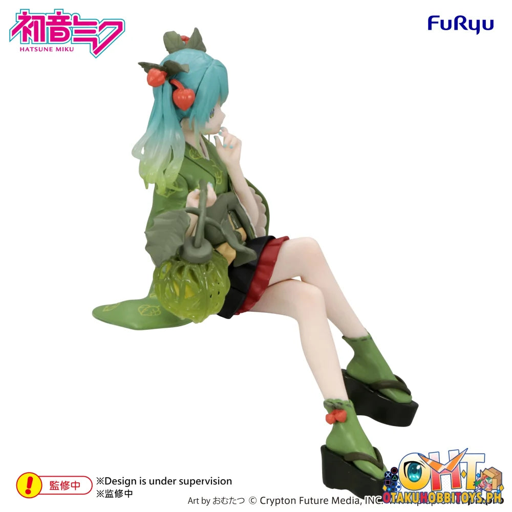 FuRyu Hatsune Miku Noodle Stopper Figure -Flower Fairy Winter Cherry Green Color ver.- - Prize Figure