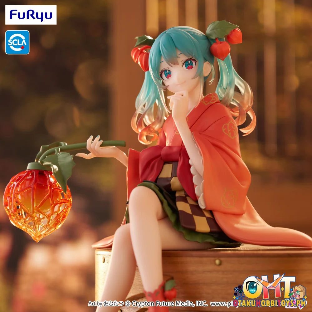 FuRyu Hatsune Miku Noodle Stopper Figure -Flower Fairy Winter Cherry- Prize Figure