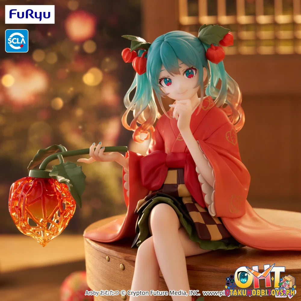 FuRyu Hatsune Miku Noodle Stopper Figure -Flower Fairy Winter Cherry- Prize Figure