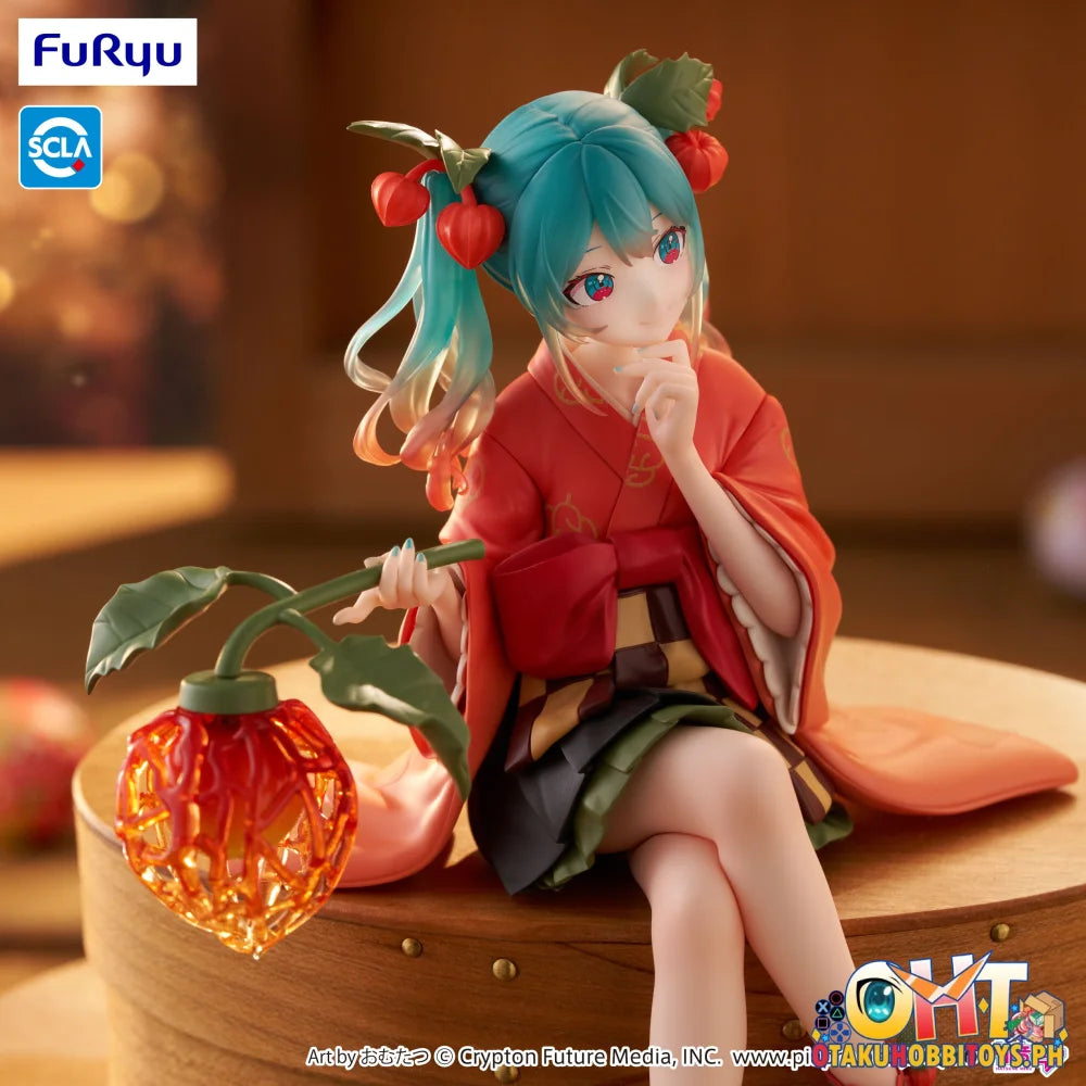 FuRyu Hatsune Miku Noodle Stopper Figure -Flower Fairy Winter Cherry- Prize Figure
