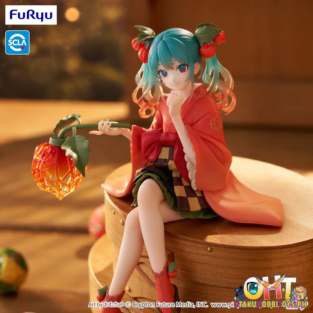 FuRyu Hatsune Miku Noodle Stopper Figure -Flower Fairy Winter Cherry- Prize Figure